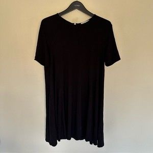 Abercrombie & Fitch Black Zip Up Tunic Dress Medium
